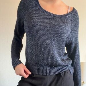 Elegant navy blue Women's Sweater